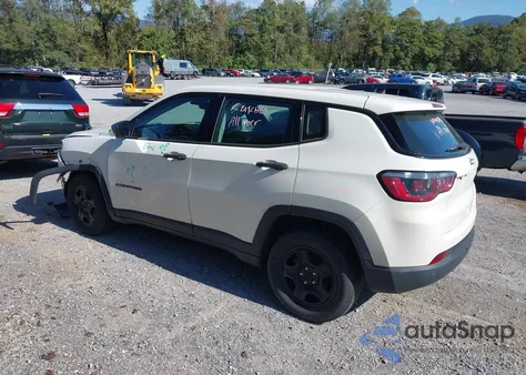 2018 Jeep Compass Sport Fwd from USA, damaged, VIN 3C4NJCAB3JT263396